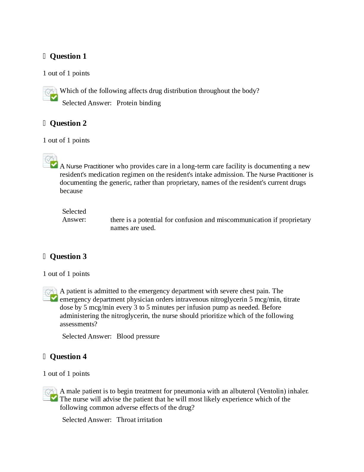 Preview image of NURS 6501 Midterm Exam document
